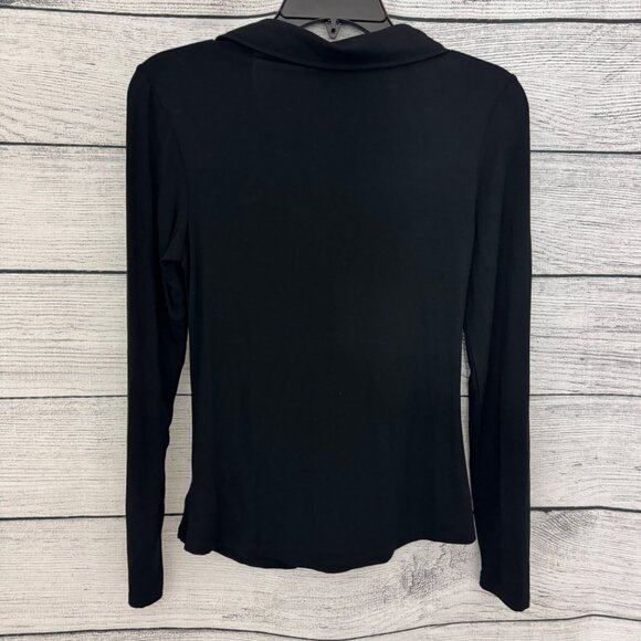 NWT Sanctuary Button-Up Long Sleeve Top With Ruched Detail Size S - Picture 2 of 2